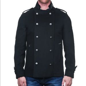 Maceoo
Men's Aristho Wool Double-Breasted Pea Coat